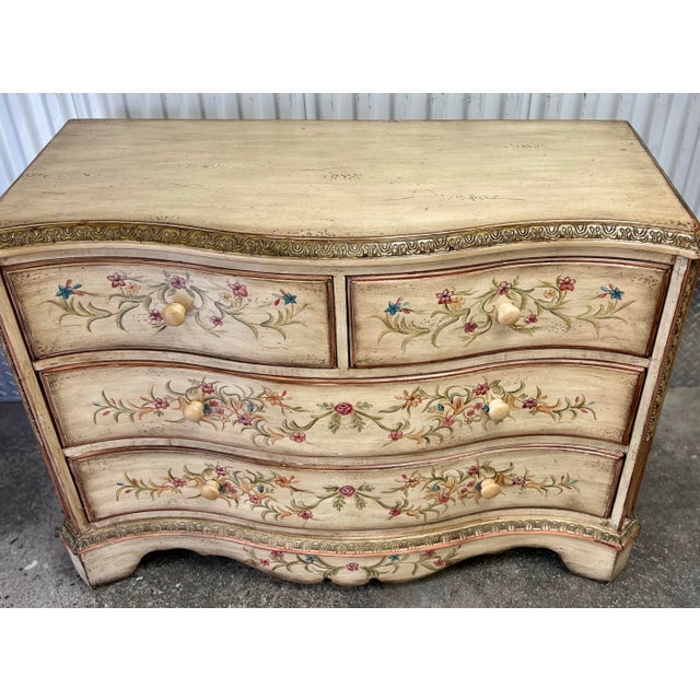 Drexel Heritage Venetian Style Four Drawer Commodes - Pair For Sale - Image 10 of 12