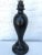 This lamp is a timeless classic. Features turned wood carved into a balustrade shape with a black finish. Includes harp...