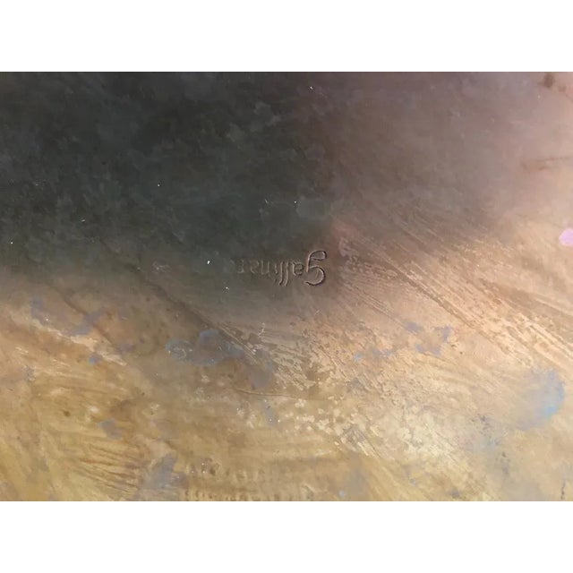 Italian Caspó in Brass Cachepot by Celestial Gallinaro, 1950s For Sale - Image 12 of 13