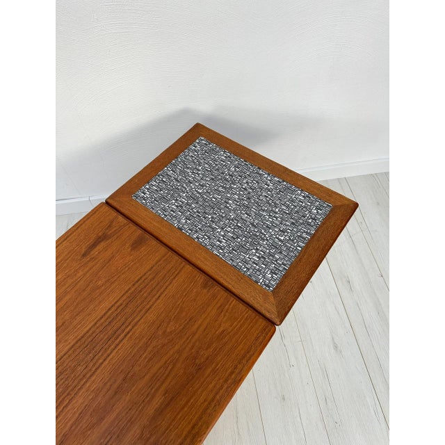 Vintage Mid-Century Danish Extendable Teak Coffee Table by Trioh Møbler, 1960s For Sale - Image 11 of 13