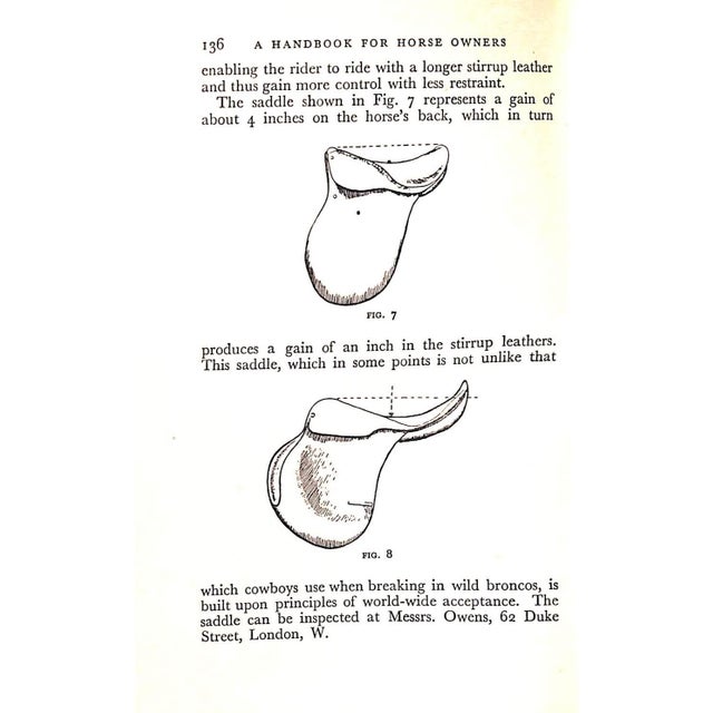 Paper "A Handbook for Horse Owners" 1936 McTaggart, Lt. Col. m.f. For Sale - Image 7 of 8