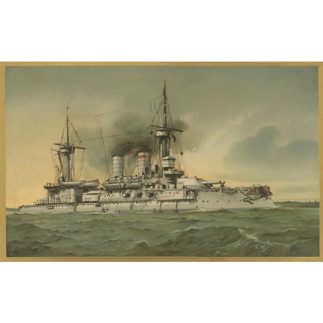 SMS Kurfürst Friedrich Wilhelm, 1903, Paper For Sale - Image 4 of 7