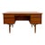 Vintage Mid Century Modern Danish Teak Executive Desk With Rear Bookshelf. For Sale - Image 9 of 13