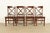 English Country Farmhouse Carved Walnut X-Back Side Chairs or Dining Chairs, Pair For Sale - Image 12 of 13
