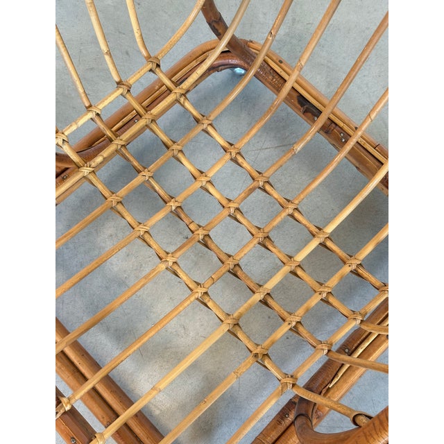 Rattan and Bamboo Armchairs, 1970s, Set of 2 For Sale - Image 13 of 15
