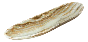Premium Onyx Bowl with Raw Edge