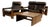 Model 757 Leather Sofa Set by Harry De Groot for Leolux, 1970s, Set of 3 For Sale