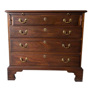 Vintage Henkel Harris Four Drawers Mahogany Nightstand For Sale