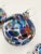 Glass 1980s Contemporary Witch Balls Multicolor Hand-Blown Glass Balls - Set of 3 For Sale - Image 7 of 12
