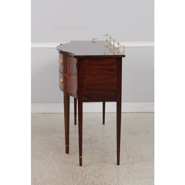 Traditional Henkel Harris Mahogany Inlaid Sideboard Gallery For Sale - Image 3 of 17