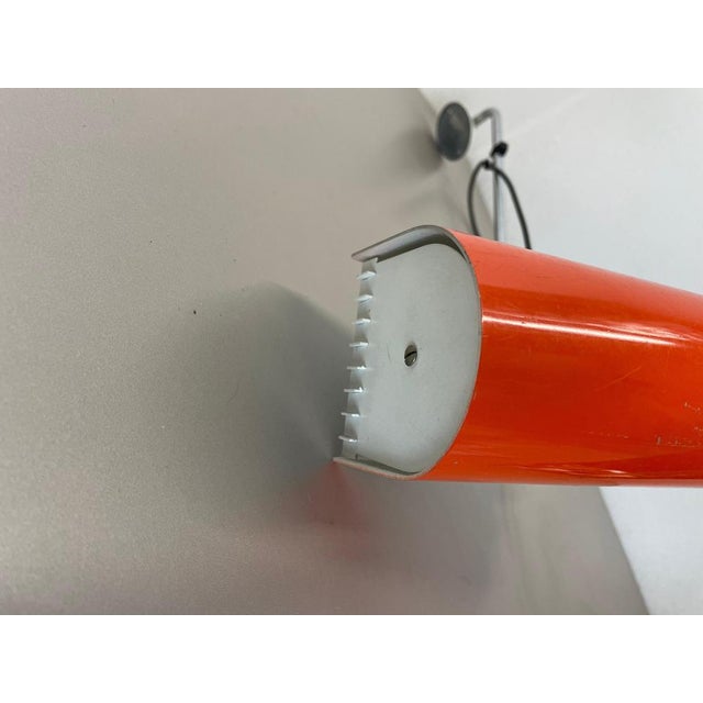 Adjustable Orange Metal Wall Light from Wilhem Braun-Feldweg Doria Light, Germany, 1970s For Sale - Image 16 of 18