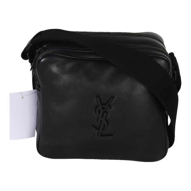 Black Lambskin Monogram Niki Cube Camera Bag For Sale