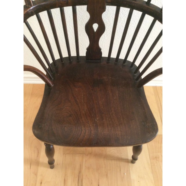 Antique 19th Century Windsor Chair For Sale In Las Vegas - Image 6 of 7