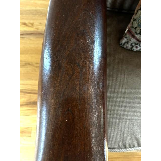 Antique Mahogany Reclining Morris Style Armchair For Sale - Image 9 of 17