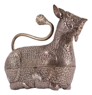 Large Vintage Box in Silver, 1950s