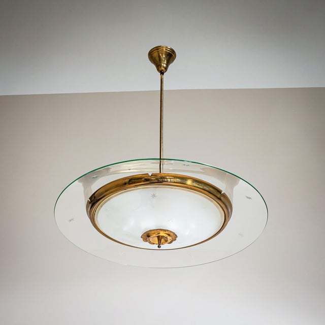 Vintage Pendant Lamp, Italy, 1950s For Sale - Image 4 of 16
