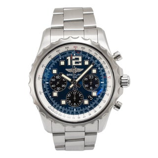 Breitling Chronospace 46mm A23360 Blue Dial Stainless Steel Automatic Watch For Sale