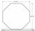 Wood Octagonal McGuire Dining Table For Sale - Image 7 of 7