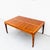 Baker Furniture Company 1970s Restored Michael Taylor for Baker Walnut & Black Lacquer Extension Dining Table For Sale - Image 4 of 18