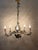 Italian Florentine Tole Flower Chandelier in Gilt Iron, 1950 For Sale - Image 4 of 18