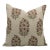 Fabdivine Hand Block Print Linen Blend Virat Print Cushion Cover- 16x16 For Sale