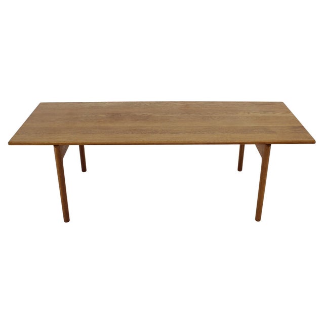 Oak AT-15 Coffee Table by Hans J Wegner for Andreas Tuck, Denmark, 1960s For Sale - Image 14 of 14