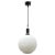 Mid-Century Scandinavian Pendant Light with Optical Opaline Shade For Sale - Image 11 of 11