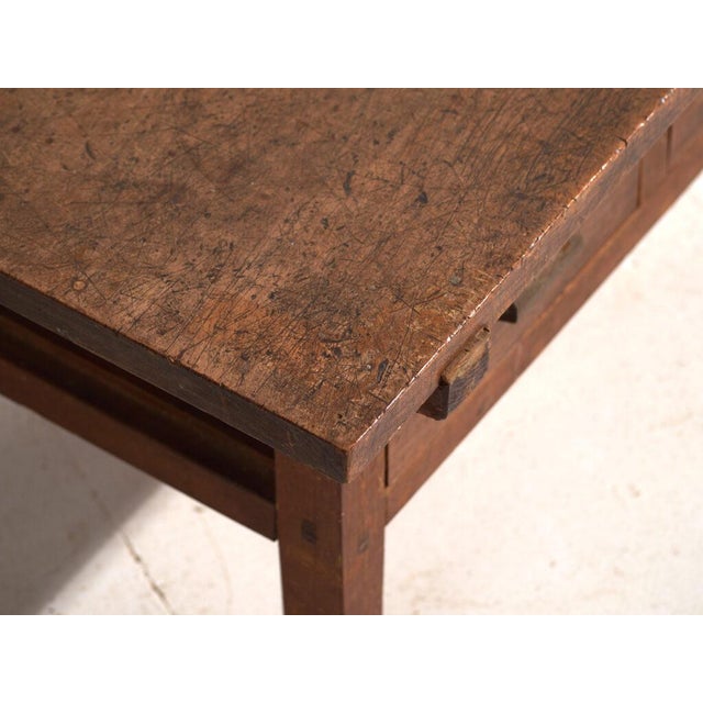 Low Antique Japanese Table in Wood, 1930 For Sale - Image 4 of 13