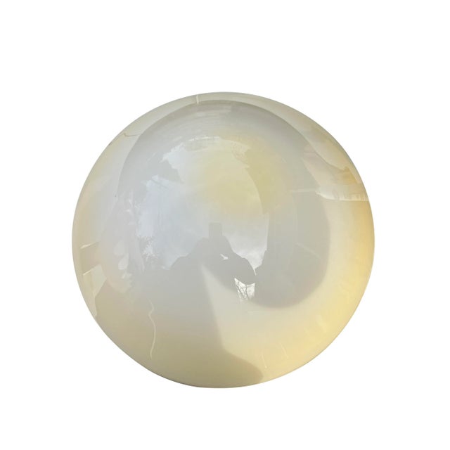 Murano 1960s Mid Century Modern Italian Murano Glass Style Mushroom Table Lamp For Sale - Image 4 of 12