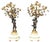 19th Century French Cast Bronze Putti Candelabras, Set of 2 For Sale