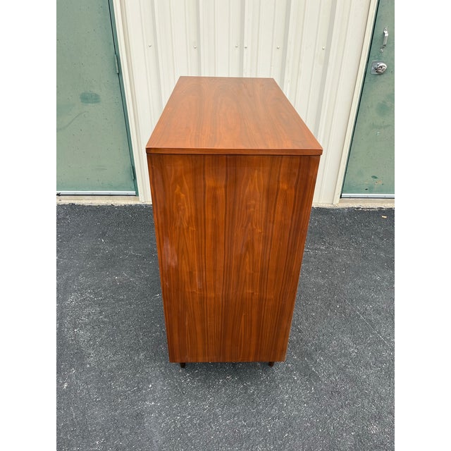 1960s Hooker Mainline Walnut Tall Dresser For Sale - Image 9 of 12