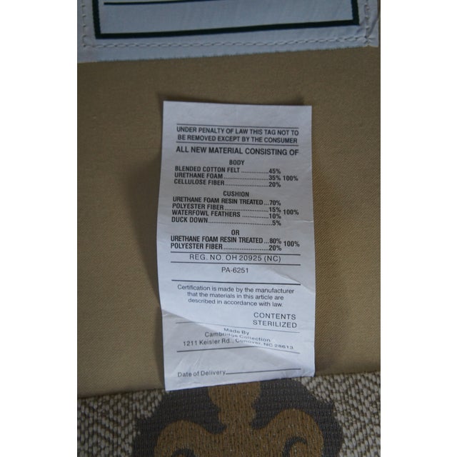 Late 20th Century Arhaus Cambridge Oversized Nailhead Wingback Club Lounge Armchairs For Sale - Image 12 of 12