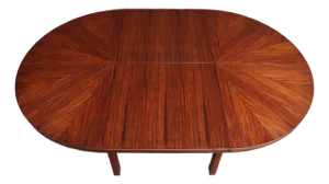 Vintage Italian Round Extendable Dining Table in Rosewood by Ico Parisi for Mim