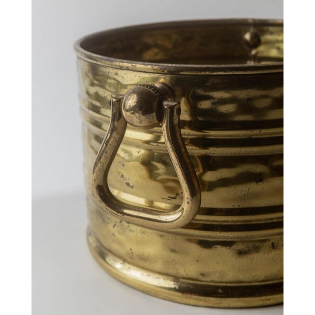Metal Vintage Brass Wine Cooler, 1970s For Sale - Image 7 of 11