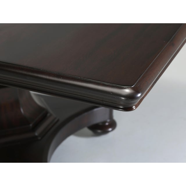 Antique English Mahogany Kitchen Table Restored and Seats (8