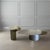 Modern Irregular Kaylee Coffee Table in Matte Silver For Sale In Los Angeles - Image 6 of 7