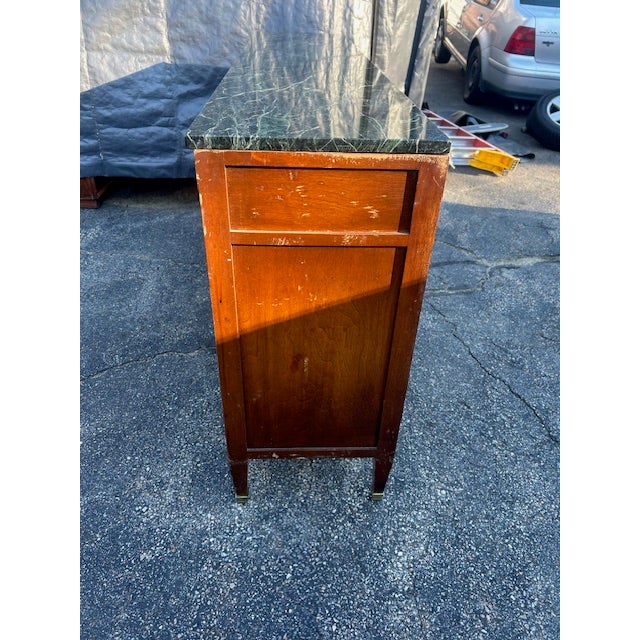 Vintage Cassard Chateau Buffet With Marble Top For Sale In Boston - Image 6 of 7