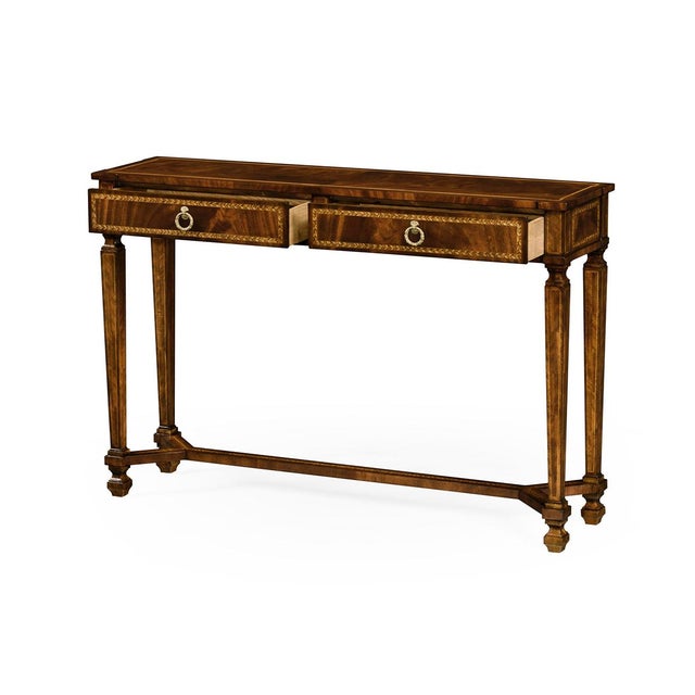 English Empire Mahogany Console Table For Sale - Image 3 of 6