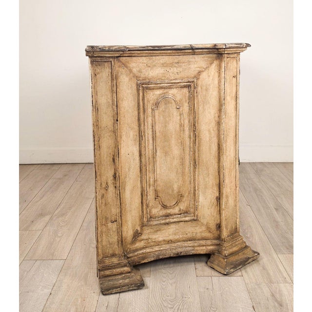 Baroque Danish Baroque Painted Chest of Drawers, Circa 1750 For Sale - Image 3 of 11