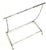 Mid Century Italian Modern Chrome Faux Bamboo Folding Collapsible Towel Rack For Sale - Image 14 of 14
