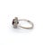 Red Gia Certified Natural Oval Sri Lankan Ruby & Diamond Halo in 18k White Gold Ring, Size 6 For Sale - Image 8 of 9