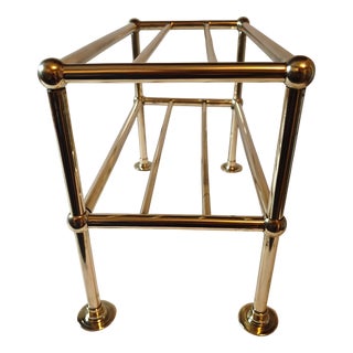 Vintage Shop Shelf in Bronze and Brass, 1900s For Sale