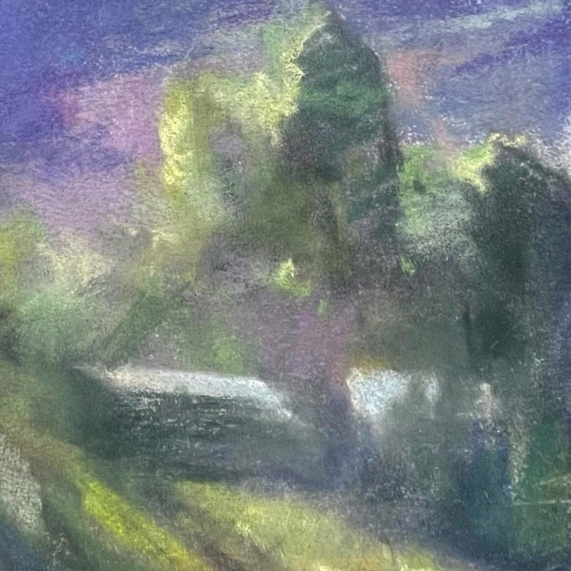 Early 21st Century View into Telluride by Bruce A Gómez | Pastel Landscape of mountains and valley in Telluride For Sale - Image 5 of 5