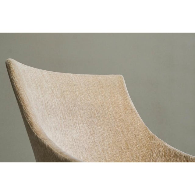 Mid-Century Armchair in Wool and Beech, Europe, 1950s For Sale - Image 6 of 14