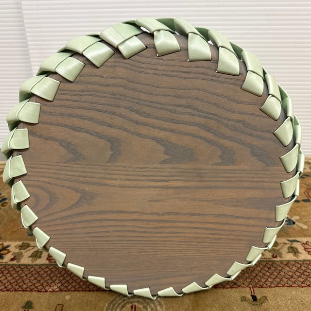 Taupe Debra Folz for Cool Hunting Braided Stool For Sale - Image 8 of 12