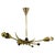 Italian Stilnovo Style Brass Sputnik Chandelier, 1970s For Sale - Image 12 of 12