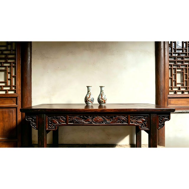 W-12cm,H-23.5cm the price is for a pair of vase. Experience the beauty and elegance of Chinese history with our Chinese...