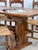 Mid-Century Scandinavian Modern Rustic Pine Trestle Dining Table, 1940s For Sale - Image 10 of 11