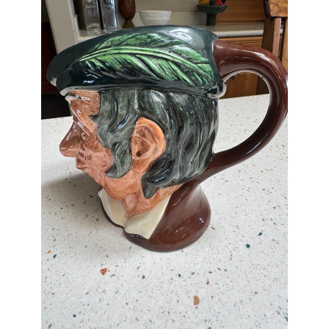 English Royal Doulton “Simple Simon” Large Character Jug – Designed by Geoff Blower (1953–1960) For Sale - Image 3 of 10