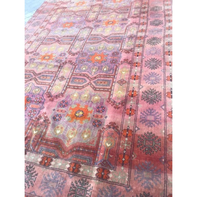 Vintage Turkmen Rug For Sale - Image 13 of 15